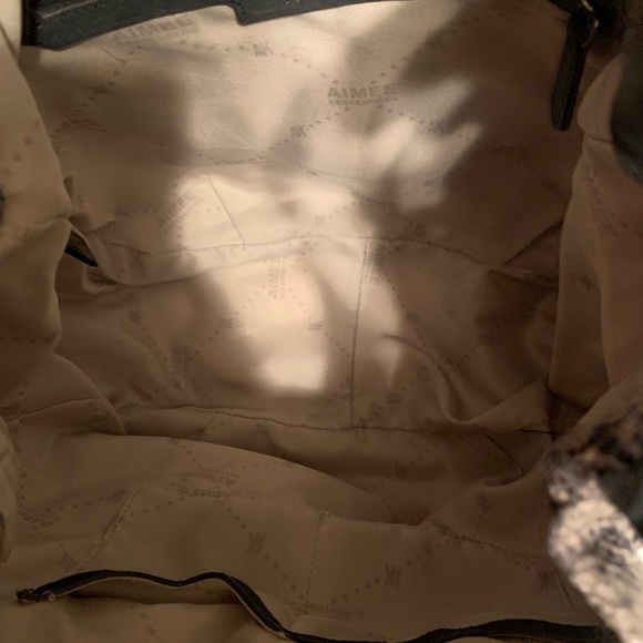 Aimee Kestenberg Python Leather Multicolored Handbag - Picture 8 of 8